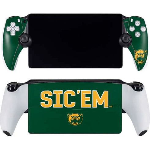Baylor University Sic Em Green PlayStation Portal Remote Player Skin