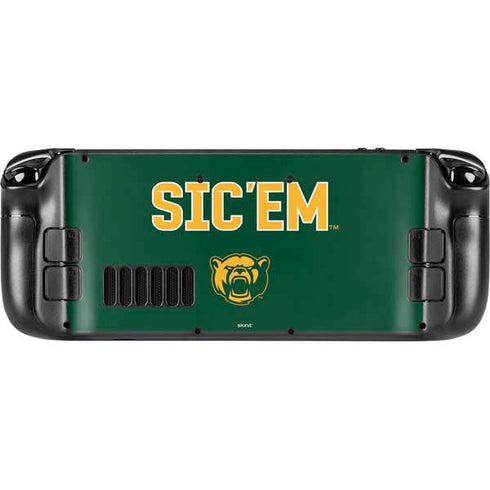 Baylor University Sic Em Green Steam Deck Handheld Gaming Computer Skin