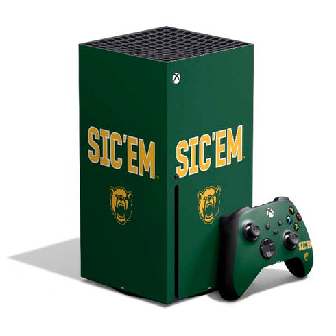 Baylor University Sic Em Green Xbox Series X Bundle Skin
