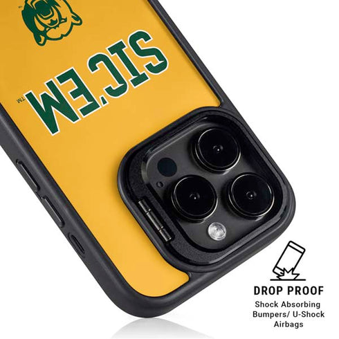 Baylor University Sic Em iPhone 15 Pro Kickstand Case