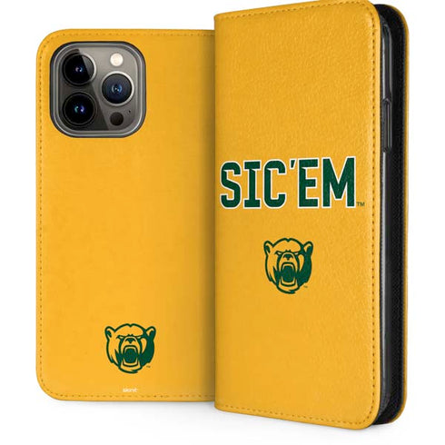 Baylor University Sic Em iPhone 15 Pro Max Folio Case