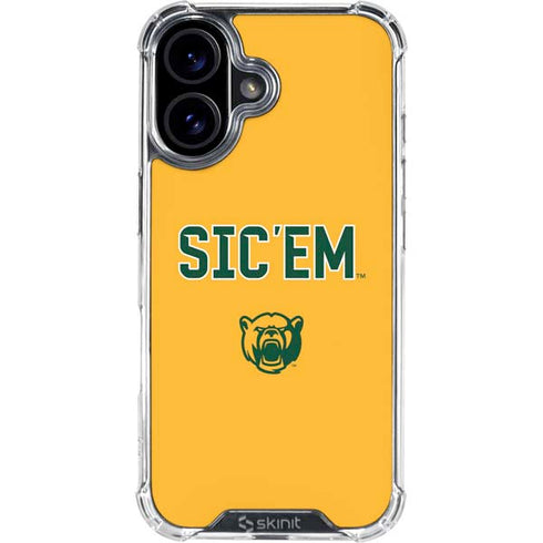 Baylor University Sic Em iPhone 16 Plus Clear Case
