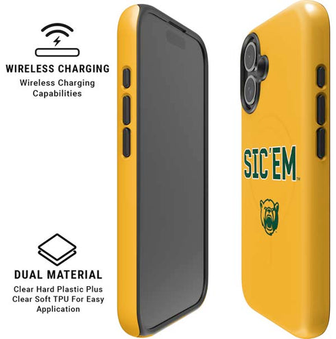 Baylor University Sic Em iPhone 16 Plus Magsafe Impact Case