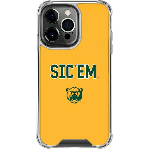 Baylor University Sic Em iPhone 16 Pro Max Clear Case