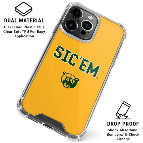Baylor University Sic Em iPhone 16 Pro Max Clear Case