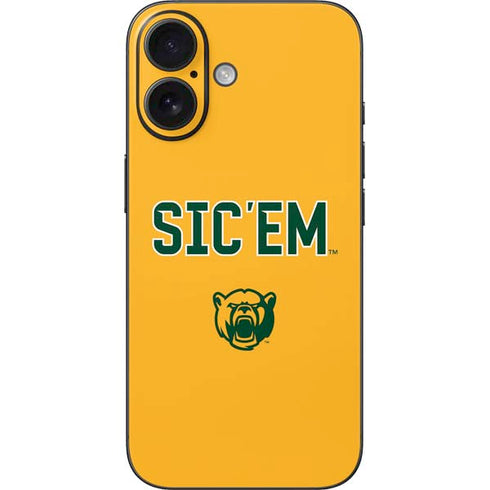 Baylor University Sic Em iPhone 16 Skin