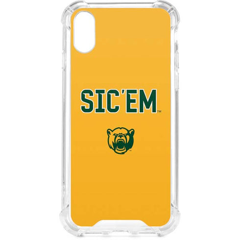 Baylor University Sic Em iPhone XS Clear Case