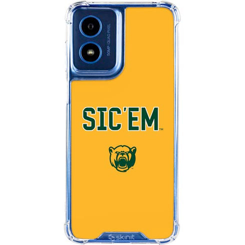 Baylor University Sic Em Moto G Play 4G (2024) Clear Case