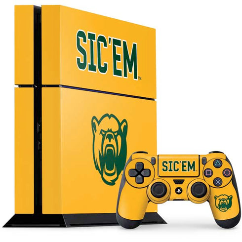 Baylor University Sic Em PlayStation PS4 Skins