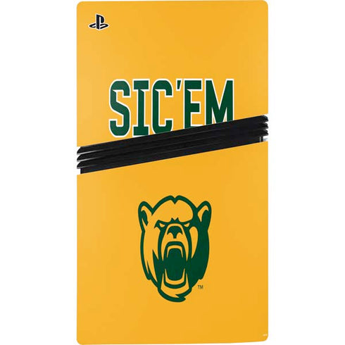 Baylor University Sic Em PS5 Pro Console Skin