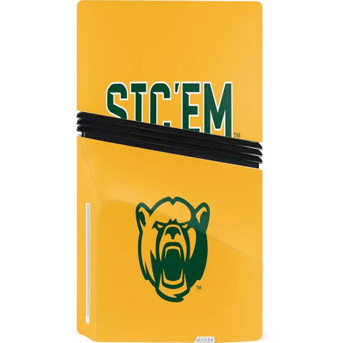 Baylor University Sic Em PS5 Pro Disk Bundle Skin