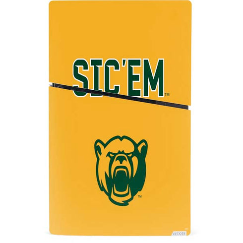 Baylor University Sic Em PS5 Slim Digital Edition Console Skin