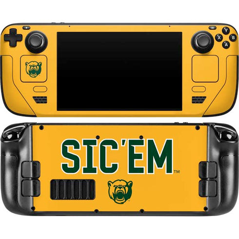 Baylor University Sic Em Steam Deck Handheld Gaming Computer OLED Skin