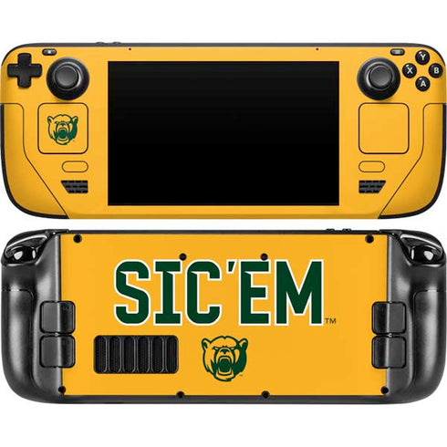 Baylor University Sic Em Steam Deck Handheld Gaming Computer Skin