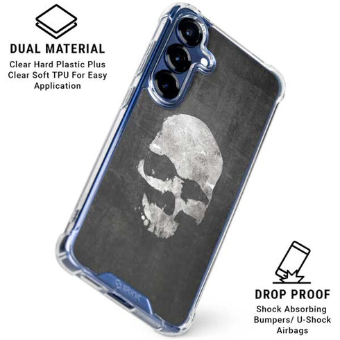 Silent Skull Galaxy S25 Clear Case