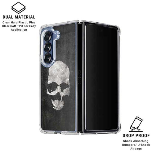 Silent Skull Galaxy Z Fold6 Clear Case