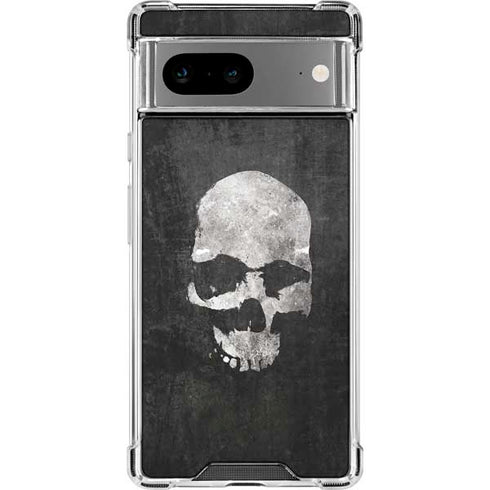 Silent Skull Google Pixel 8a Clear Case