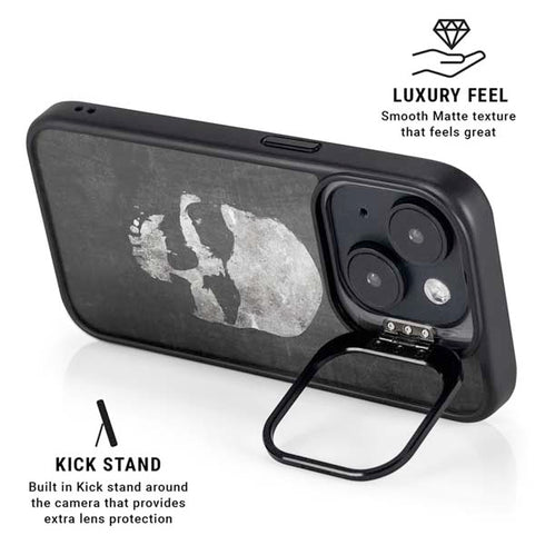 Silent Skull iPhone 14 Plus Kickstand Case