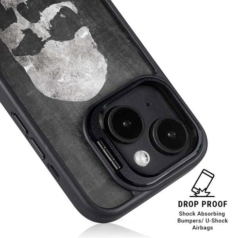 Silent Skull iPhone 14 Plus Kickstand Case