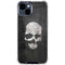 Silent Skull iPhone 15 Clear Case