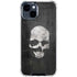 Silent Skull iPhone 15 Clear Case
