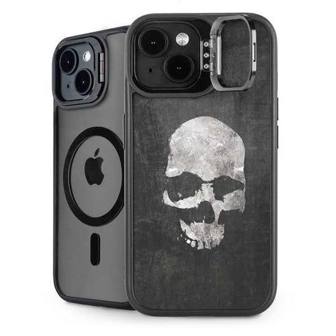 Silent Skull iPhone 15 Kickstand Case