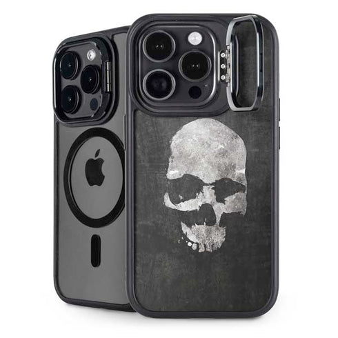 Silent Skull iPhone 15 Pro Kickstand Case