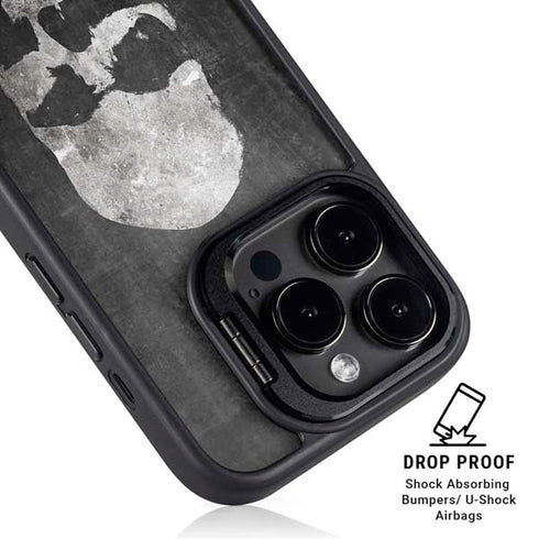 Silent Skull iPhone 15 Pro Kickstand Case