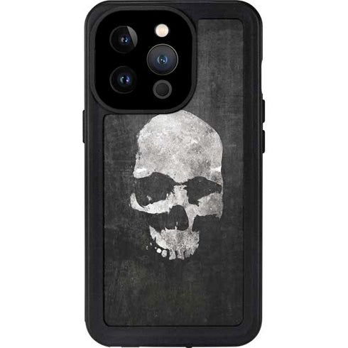 Silent Skull iPhone 15 Pro Waterproof Case
