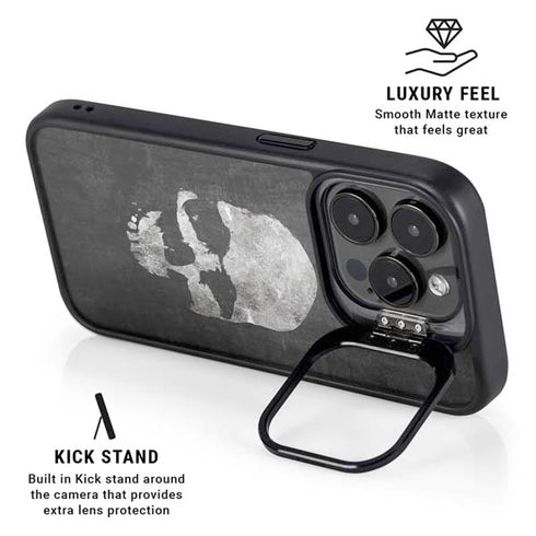 Silent Skull iPhone 16 Pro Kickstand Case