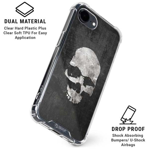 Silent Skull iPhone 16e Clear Case