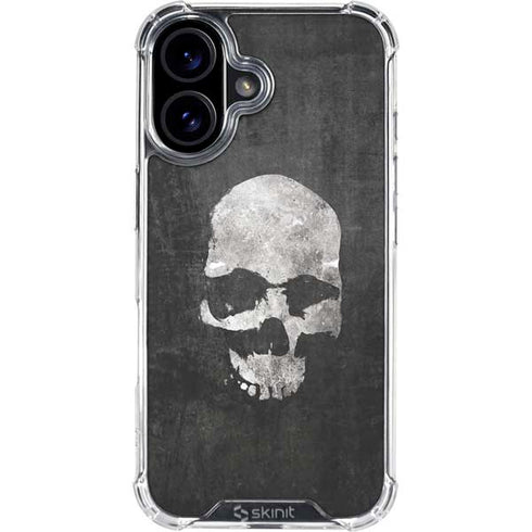 Silent Skull iPhone 17 Clear Case
