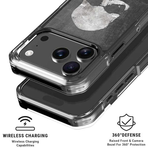 Silent Skull iPhone 18 Pro Clear Case