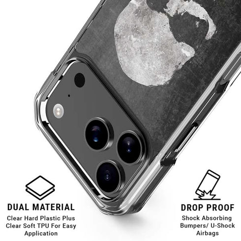 Silent Skull iPhone 18 Pro Clear Case