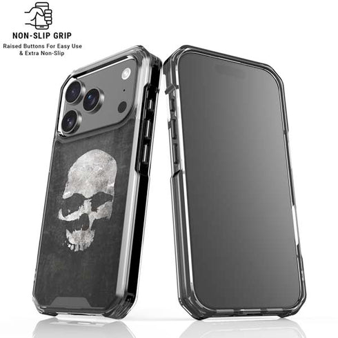 Silent Skull iPhone 18 Pro Clear Case