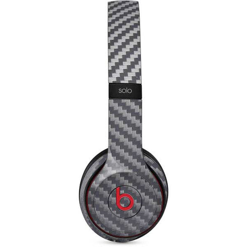 Silver Carbon Fiber Specialty Texture Material Beats Solo 3 Wireless Skin