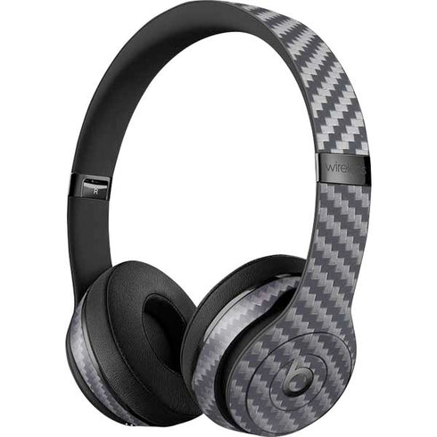 Silver Carbon Fiber Specialty Texture Material Beats Solo 3 Wireless Skin