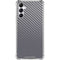 Silver Carbon Fiber Specialty Texture Material Gabb Phone 4 Clear Case