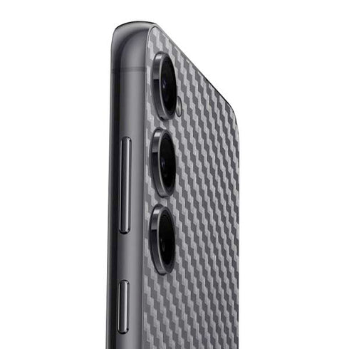 Silver Carbon Fiber Specialty Texture Material Galaxy A16 5G Skin