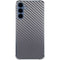 Silver Carbon Fiber Specialty Texture Material Galaxy A35 5G Clear Case