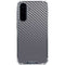 Silver Carbon Fiber Specialty Texture Material Galaxy A36 5G Clear Case