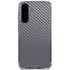 Silver Carbon Fiber Specialty Texture Material Galaxy A36 5G Clear Case