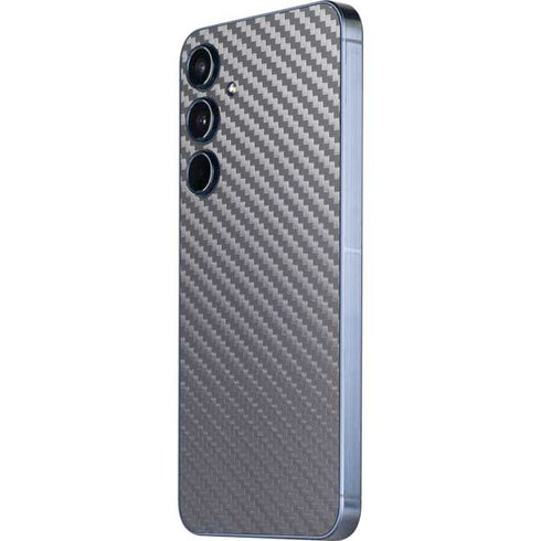 Silver Carbon Fiber Specialty Texture Material Galaxy A36 5G Skin