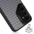 Silver Carbon Fiber Specialty Texture Material Galaxy S24 Plus Kickstand Case