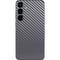 Silver Carbon Fiber Specialty Texture Material Galaxy S25 Plus Skin