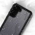 Silver Carbon Fiber Specialty Texture Material Galaxy S24 Plus Waterproof Case