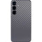Silver Carbon Fiber Specialty Texture Material Galaxy S25 Skin