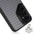 Silver Carbon Fiber Specialty Texture Material Galaxy S24 Ultra Kickstand Case