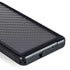Silver Carbon Fiber Specialty Texture Material Galaxy S24 Ultra Waterproof Case