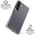 Silver Carbon Fiber Specialty Texture Material Galaxy S26 Clear Case